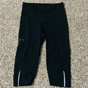 Under Armour Women’s Heat Gear Black Capri Running Leggings